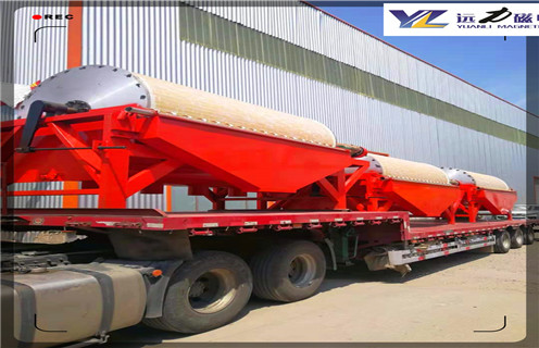 永磁筒式磁選機，CTB-1540新疆永磁筒式磁選機_遠(yuǎn)力CTB-1540新疆永磁筒式磁選機使用注意事項磁場分布圖 